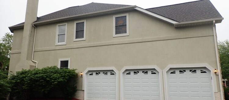 house with EIFS wall cladding