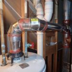 negative slope on water heater flue